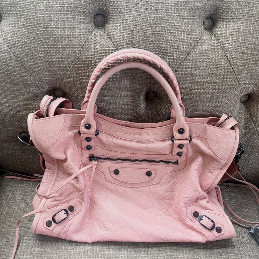 Balenciaga purse pink